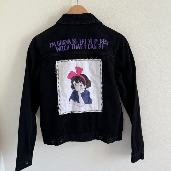NEW Studio Ghibli Kiki’s Delivery Service Denim Jacket Small - Picture 1 of 11